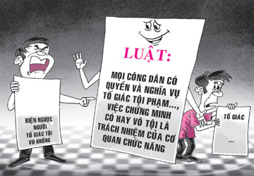 Quyền của người bị tố giác theo quy định pháp luật?