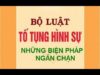Những biện pháp ngăn chặn trong hình sự?